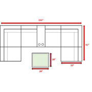 Elegant 4 Person Wicker Patio Seating Set With Cushions And Glass Top Table - R&R Furniture Gallery (Fountain Valley, CA)