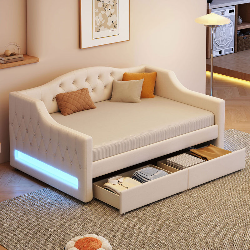 Daybed With LED Belt - R&R Furniture Gallery (Fountain Valley, CA)
