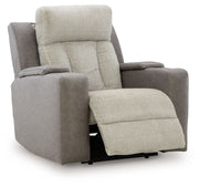 WhipLash - Power Recliner With Adj Headrest - Sisal - R&R Furniture Gallery (Fountain Valley, CA)