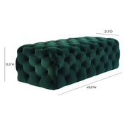 Kaylee - Velvet Ottoman - R&R Furniture Gallery (Fountain Valley, CA)