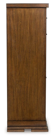 Taffenbrook - Five Drawer Chest - Medium Brown - R&R Furniture Gallery (Fountain Valley, CA)