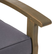 Peyton Club Chair Outdoor Seating Acacia Wood 32.25 X 28.00 X 31.25" - R&R Furniture Gallery (Fountain Valley, CA)