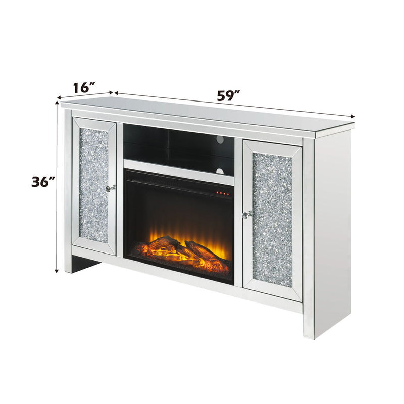 Noralie - TV Stand w/Fireplace - R&R Furniture Gallery (Fountain Valley, CA)