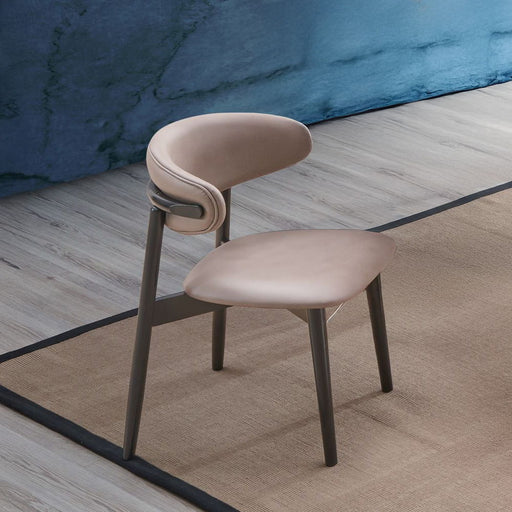 Lanae - Side Chair (Set of 2) - Coffee Polish Microfiber & Black - R&R Furniture Gallery (Fountain Valley, CA)