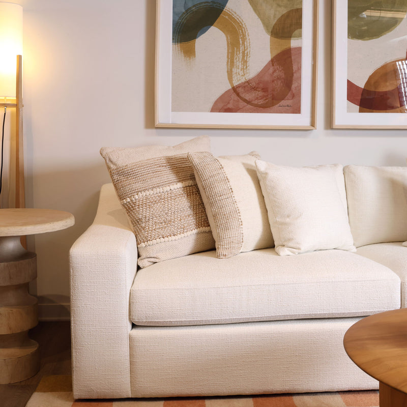 Blanche - Pillow - Natural And Ivory