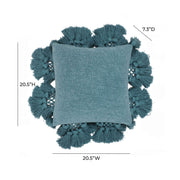 Stone Washed - Cotton Tasseled Pillow - R&R Furniture Gallery (Fountain Valley, CA)