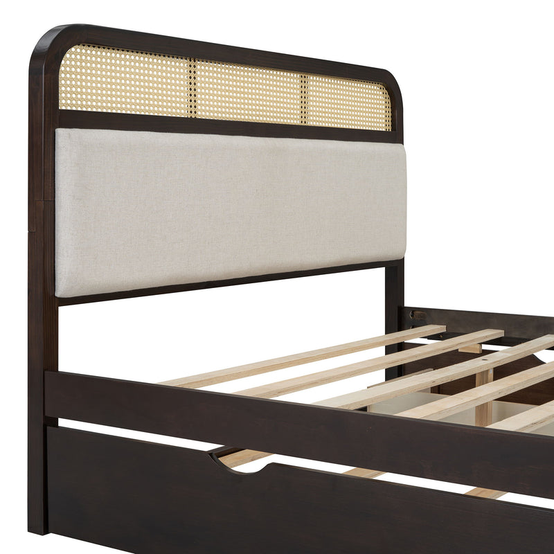 Platform Bed With Trundle And 2 Drawers - R&R Furniture Gallery (Fountain Valley, CA)