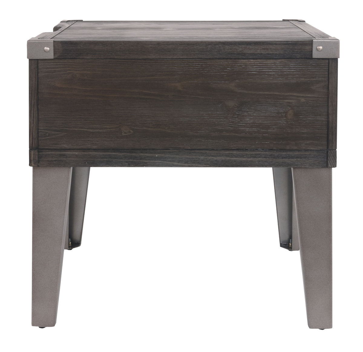 Todoe - Rectangular End Table - Dark Gray - R&R Furniture Gallery (Fountain Valley, CA)