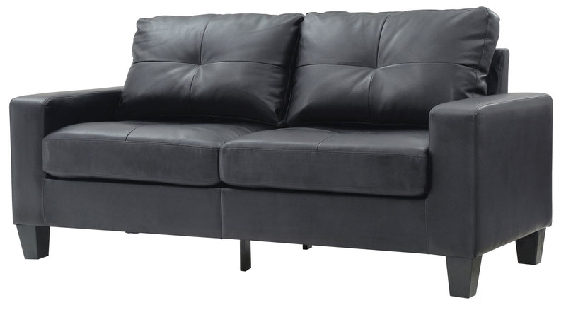 Modern Newbury modular sofa by Glory Furniture, featuring sleek stationary design with plush cushions in a contemporary living room setting.