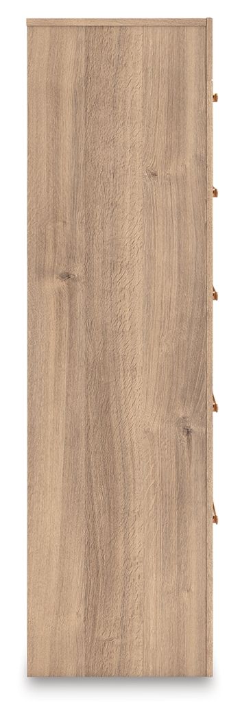 Kinlanni - Five Drawer Chest - Tan - R&R Furniture Gallery (Fountain Valley, CA)