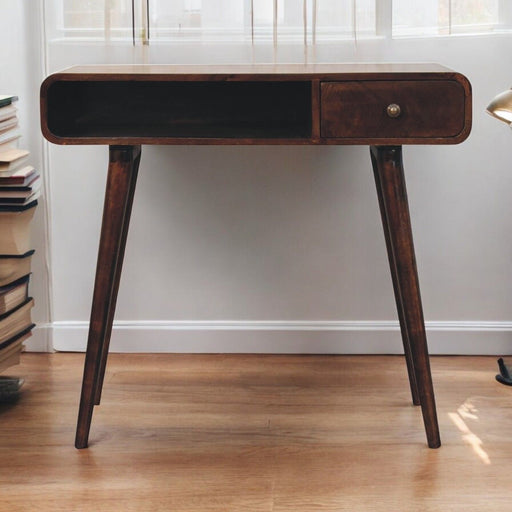 Curved Writing Desk - R&R Furniture Gallery (Fountain Valley, CA)