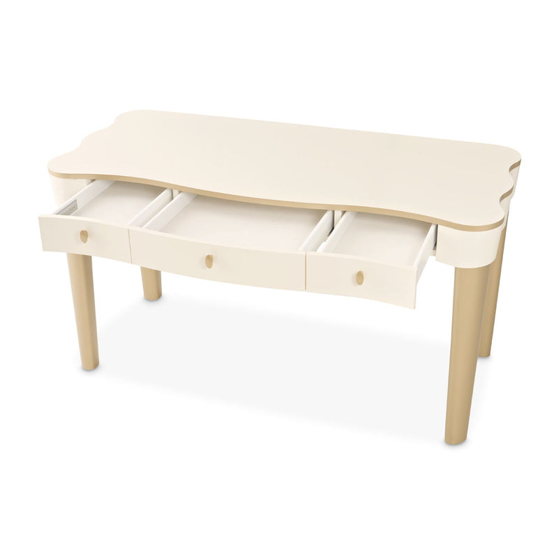 La Terrazza - Vanity Desk - Creamy Pearl - R&R Furniture Gallery (Fountain Valley, CA)