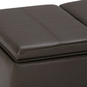 Avalon - Upholstered Storage Ottoman - R&R Furniture Gallery (Fountain Valley, CA)