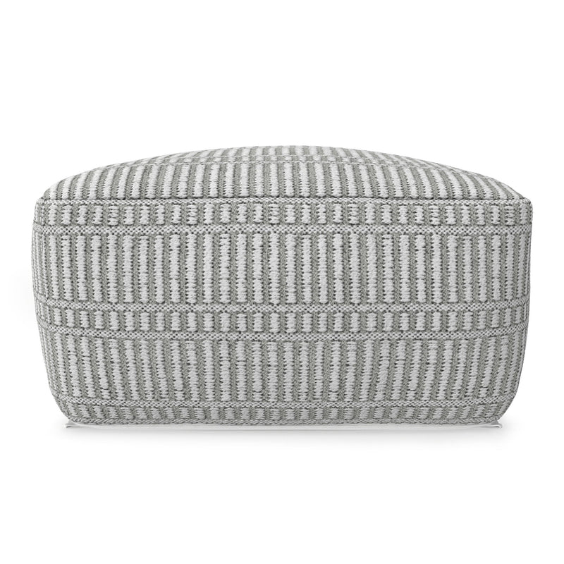 Safford - Square Outdoor / Indoor Pouf - R&R Furniture Gallery (Fountain Valley, CA)