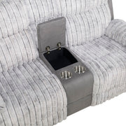 Bruni - Console Reclining Loveseat With Manual Recline - R&R Furniture Gallery (Fountain Valley, CA)
