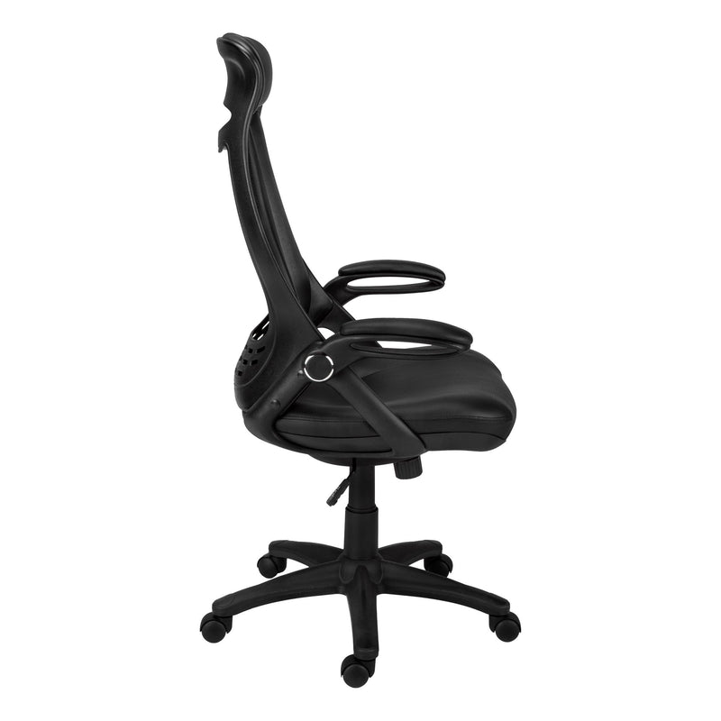 Office Chair, Adjustable Height, Swivel, Ergonomic, Armrests, Contemporary & Modern - R&R Furniture Gallery (Fountain Valley, CA)