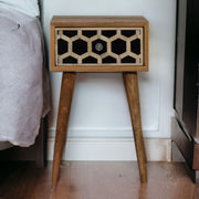 Inlay Bone Inlay Drawer Nightstand - R&R Furniture Gallery (Fountain Valley, CA)