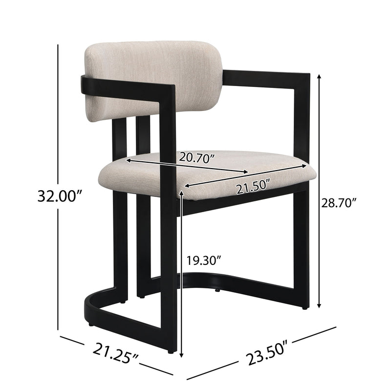 Upholstered Dining Armchairs (Set of 2) - R&R Furniture Gallery (Fountain Valley, CA)