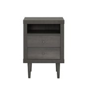 Nystrom - Mid Century Modern 2 Drawer Nightstand - R&R Furniture Gallery (Fountain Valley, CA)