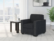 Jasmine Peaks - Chair - Coal - R&R Furniture Gallery (Fountain Valley, CA)