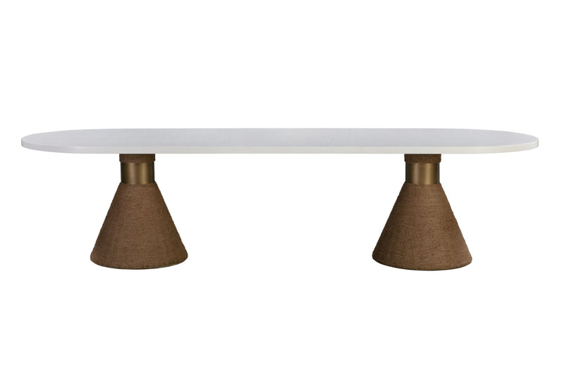 Rishi - Rope Oval Table - R&R Furniture Gallery (Fountain Valley, CA)