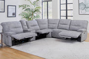 Gladiator - 6 Piece Modular Power Reclining Sectional - R&R Furniture Gallery (Fountain Valley, CA)