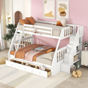 Bunk Bed With Drawers, Ladder And Storage Staircase - R&R Furniture Gallery (Fountain Valley, CA)