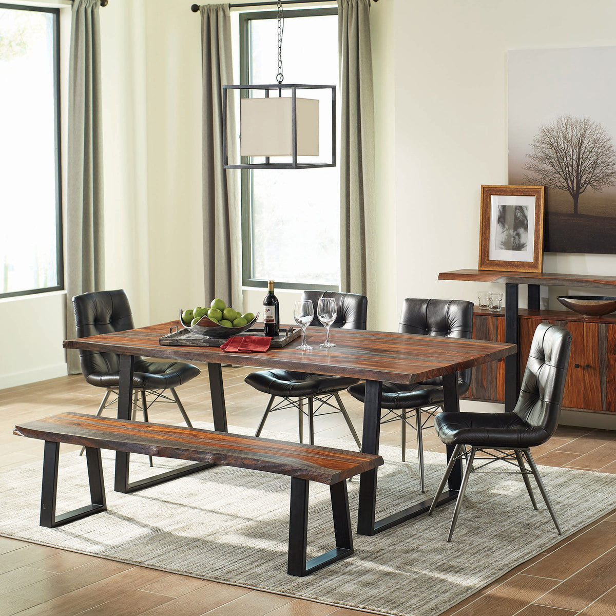 Wobegon - Rectangular Dining Table - Gray