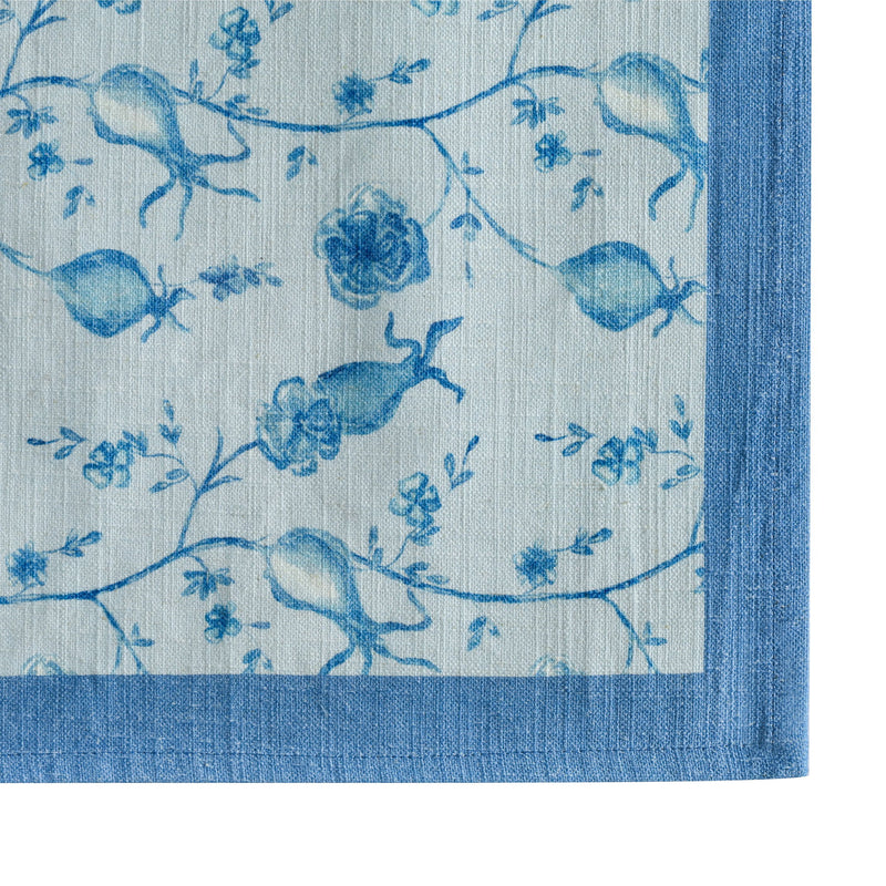 Set of four Dolce natural cotton napkins by TOV Furniture, showcasing soft, woven fabric in neutral tones for elegant table settings.