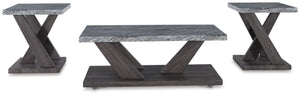 Bensonale - Occasional Table Set (Set of 3) - Brown / Gray - R&R Furniture Gallery (Fountain Valley, CA)