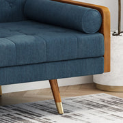 Aidan - Mid Century Modern Tufted Fabric Sofa - R&R Furniture Gallery (Fountain Valley, CA)