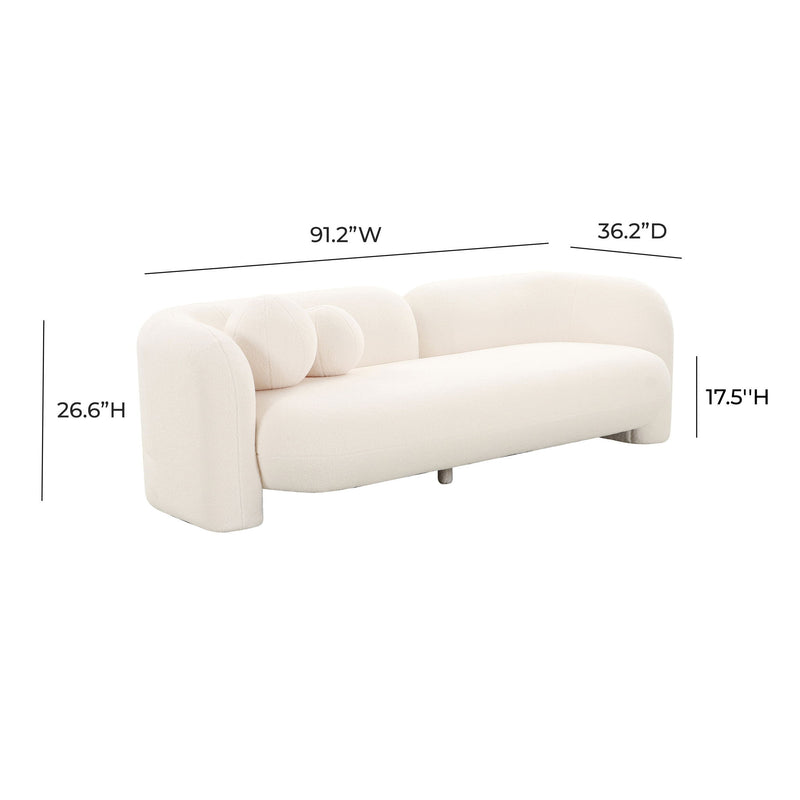 Amelie - Faux Fur Sofa - R&R Furniture Gallery (Fountain Valley, CA)