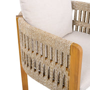 Outdoor Dining Chairs With Mix Rope Handles (Set of 2) - R&R Furniture Gallery (Fountain Valley, CA)