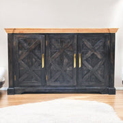 Regal - Rustic Sideboard - Black - R&R Furniture Gallery (Fountain Valley, CA)