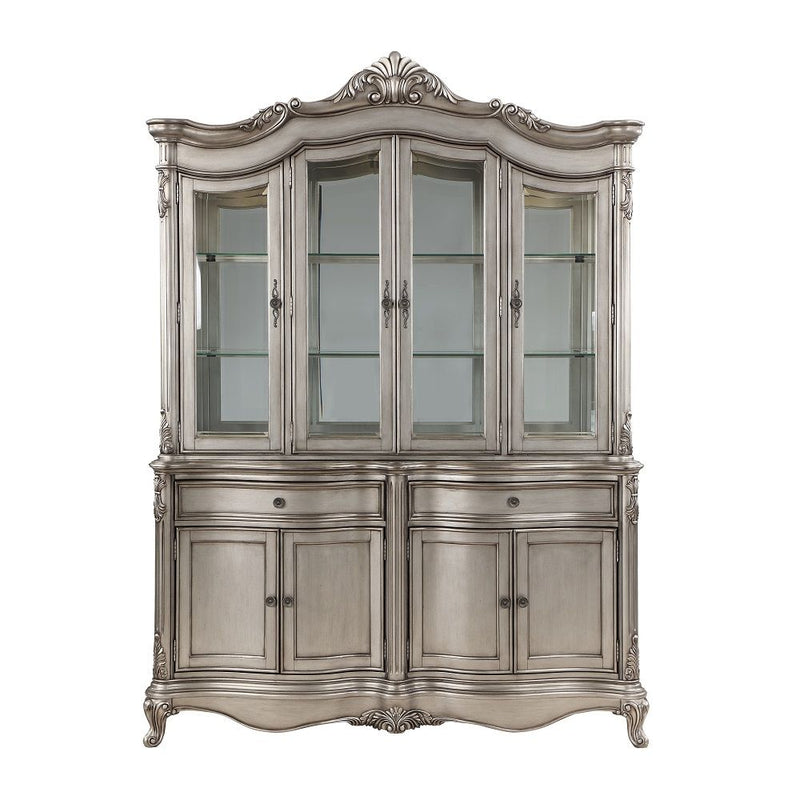 Ariadne - Hutch & Buffet - Antique Platinum - R&R Furniture Gallery (Fountain Valley, CA)