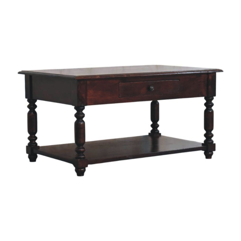 Turned Legs Drawer Table - R&R Furniture Gallery (Fountain Valley, CA)