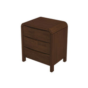 Lionel - Nightstand 3 Drawer Bed Side Table - Brown - R&R Furniture Gallery (Fountain Valley, CA)