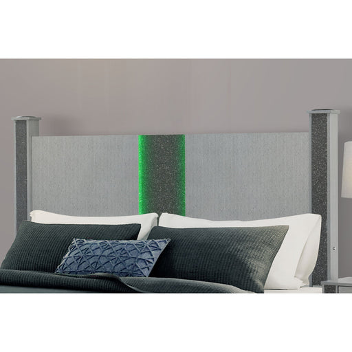 Lorenzo - Bed With Speakers And Glittered Detailing - R&R Furniture Gallery (Fountain Valley, CA)