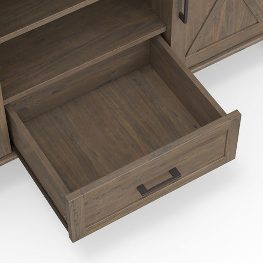 Ela - Medium TV Stand - Smoky Brown - R&R Furniture Gallery (Fountain Valley, CA)