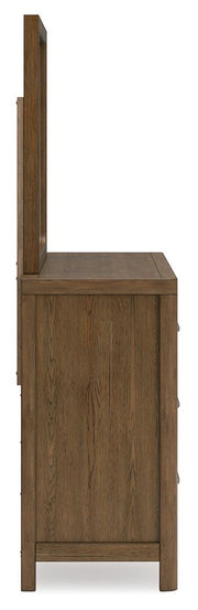 Cabalynn - Dresser And Mirror - Light Brown - R&R Furniture Gallery (Fountain Valley, CA)