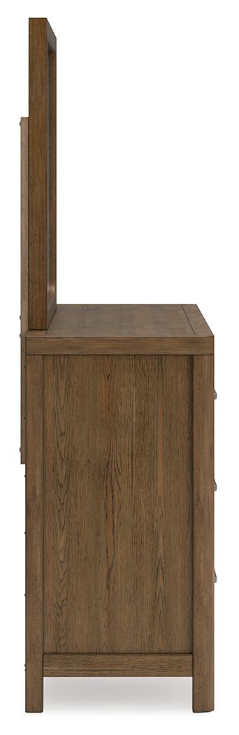 Cabalynn - Dresser And Mirror - Light Brown - R&R Furniture Gallery (Fountain Valley, CA)