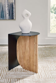 Ladgate - Accent Table - Black / Natural - R&R Furniture Gallery (Fountain Valley, CA)