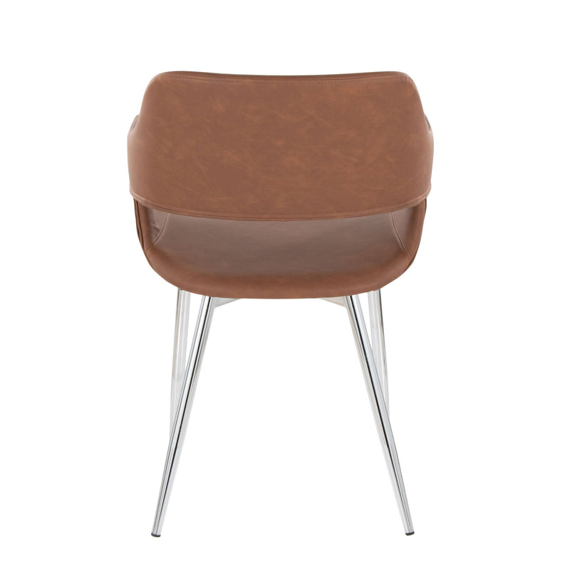 Lumi Source Margarite contemporary dining chair set of 2 with sleek design and modern upholstery, perfect for modern dining rooms.