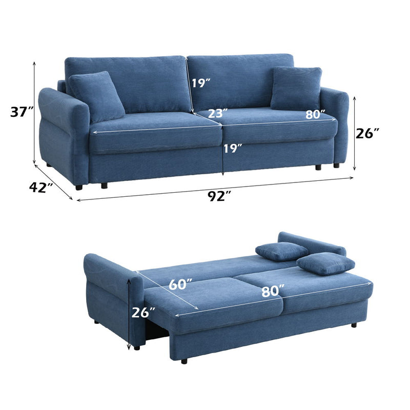 Haran - Sofa With Sleeper - R&R Furniture Gallery (Fountain Valley, CA)
