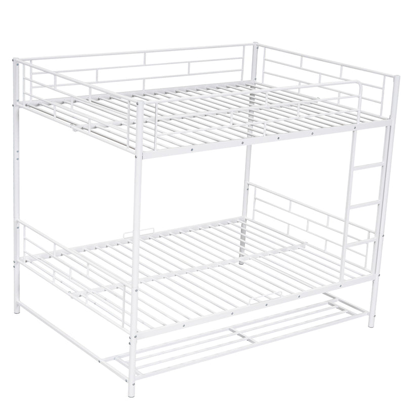 Metal Bunk Bed With Shelf And Guardrails - R&R Furniture Gallery (Fountain Valley, CA)