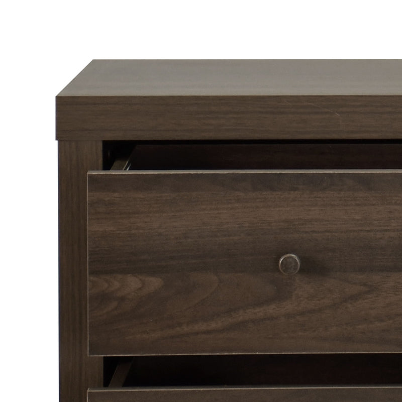 Farhart - Mid Century Modern 4 Drawer Dresser - Walnut - R&R Furniture Gallery (Fountain Valley, CA)