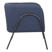 Uttermost Jacobsen accent chair with plush fabric and wooden legs, featuring a modern design for stylish living spaces.