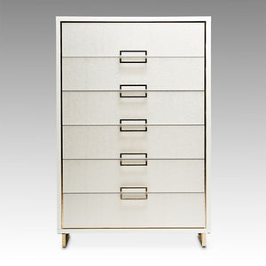 Palm Gate - 6-Drawer Chest - Cloud White - R&R Furniture Gallery (Fountain Valley, CA)