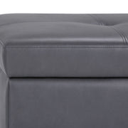 Oregon - Contemporary Storage Ottoman Bench With Tray - R&R Furniture Gallery (Fountain Valley, CA)