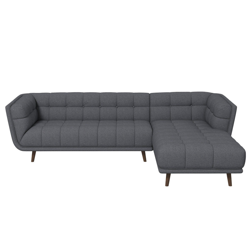 Addison - L Shape Sectional Sofa Tufted - R&R Furniture Gallery (Fountain Valley, CA)